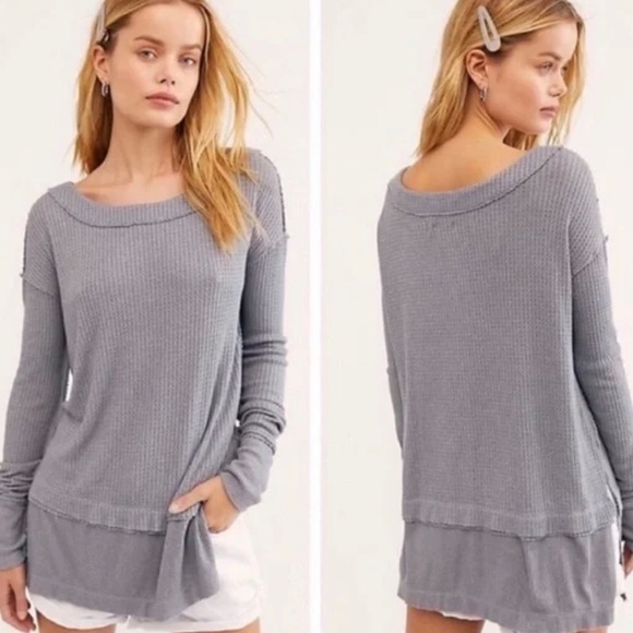 We The Free Tops - Free People ~ Oversized Thermal Top